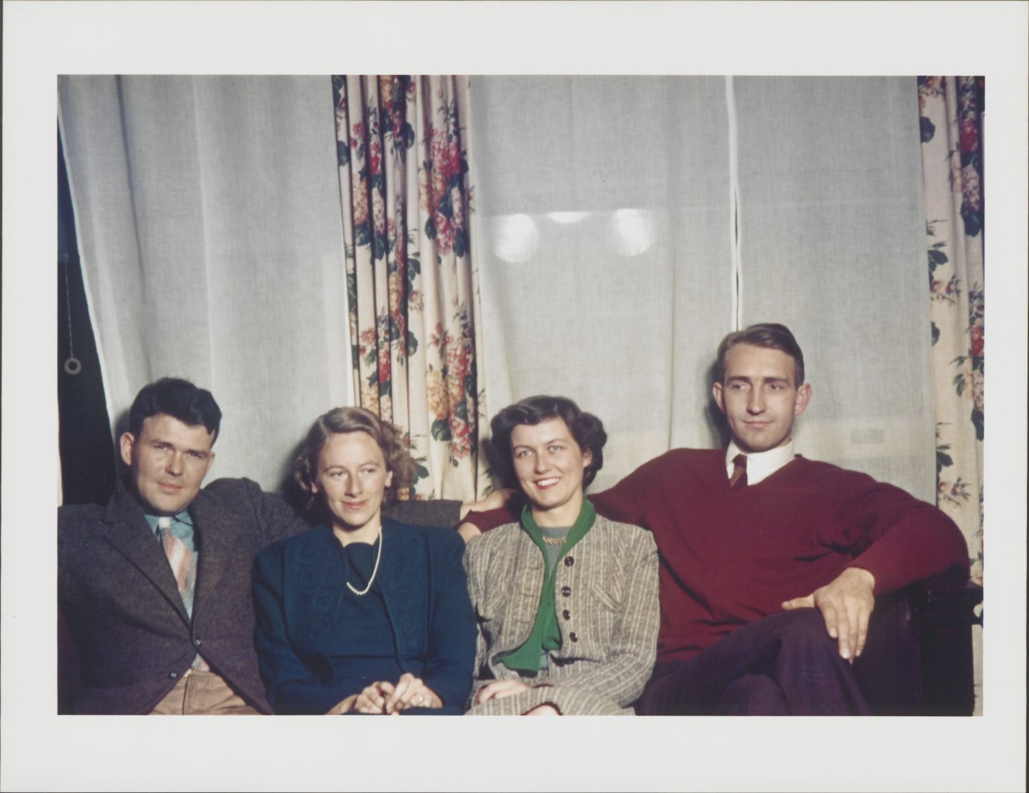 From left to right: Bill Hewlett, Flora Hewlett, Lucile Packard and Dave Packard.