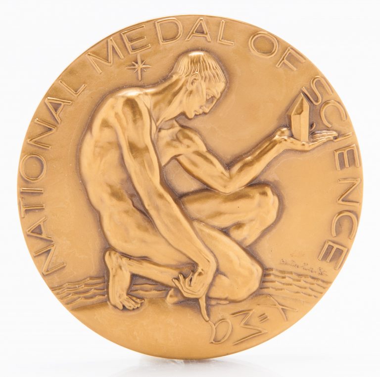 Front of the National Medal of Science.