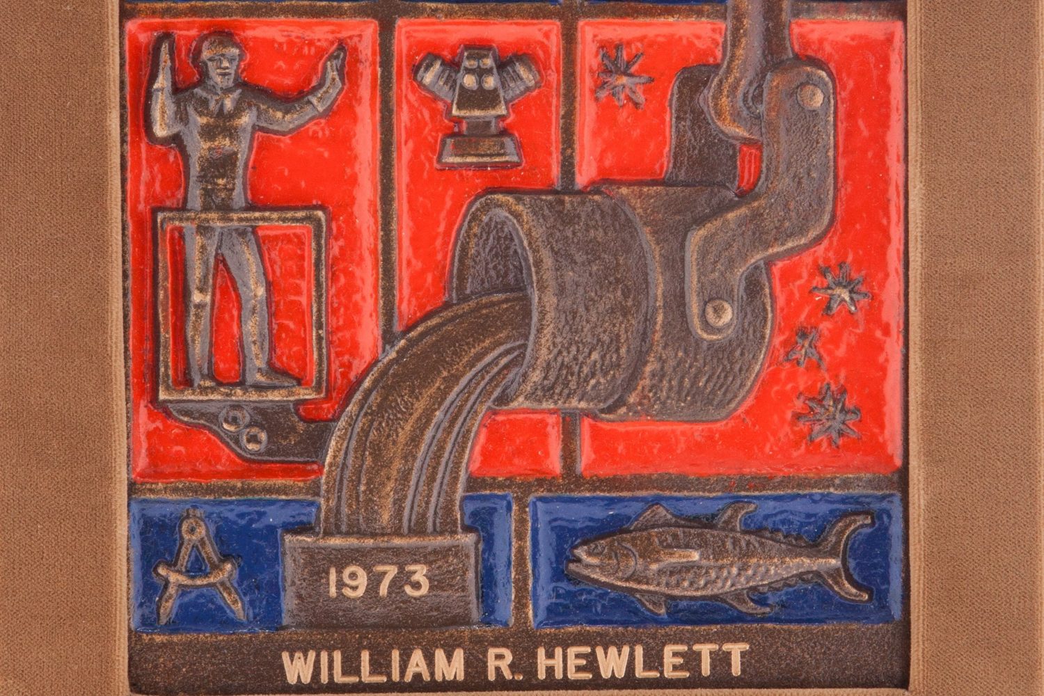 California Industrialist of the Year award bearing the name William Hewlett.