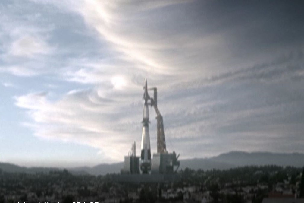 A video ad for Mission: SPACE, a Disney World ride built with Hewlett-Packard technology.