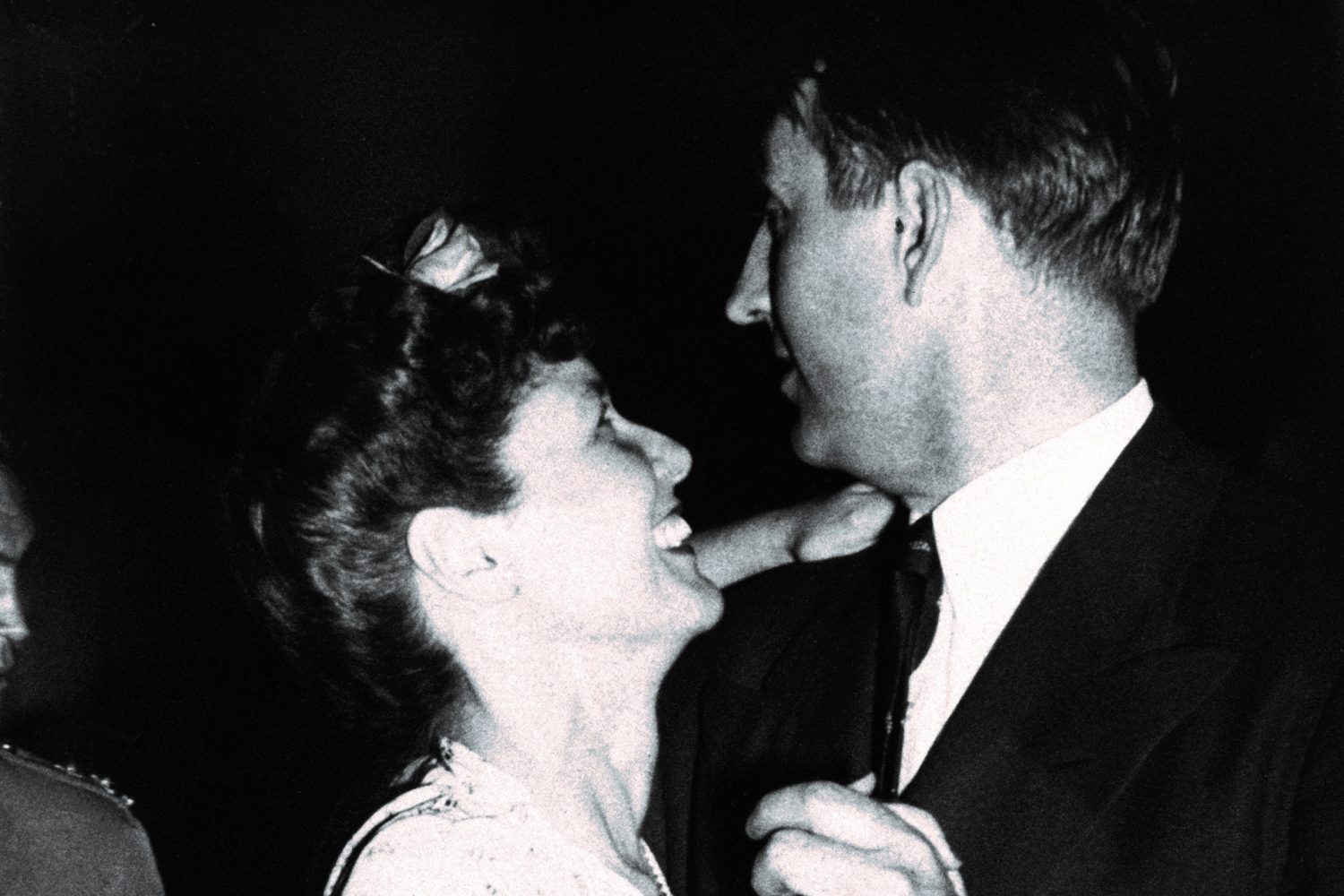 Dave and Lucile Packard dancing at a company party.