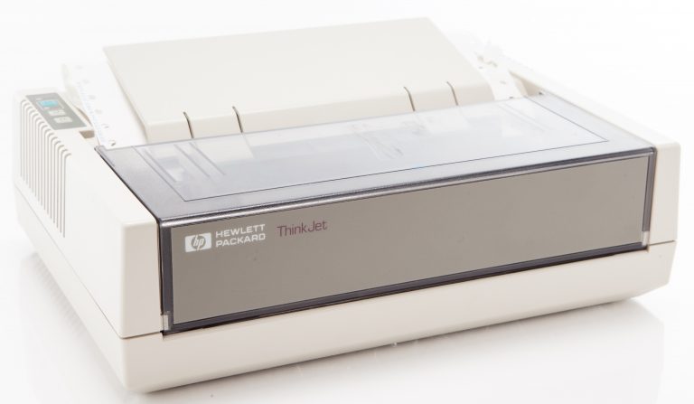 Photo of the HP 2225 ThinkJet printer.