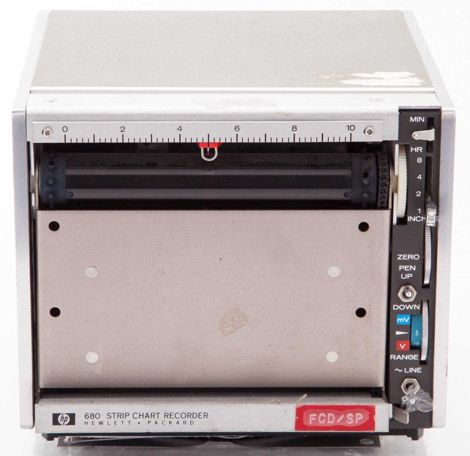 Front of the HP 680 Strip Chart Recorder.