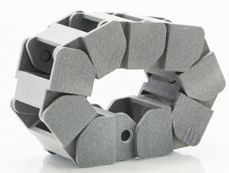 3D-printed rolling tread.