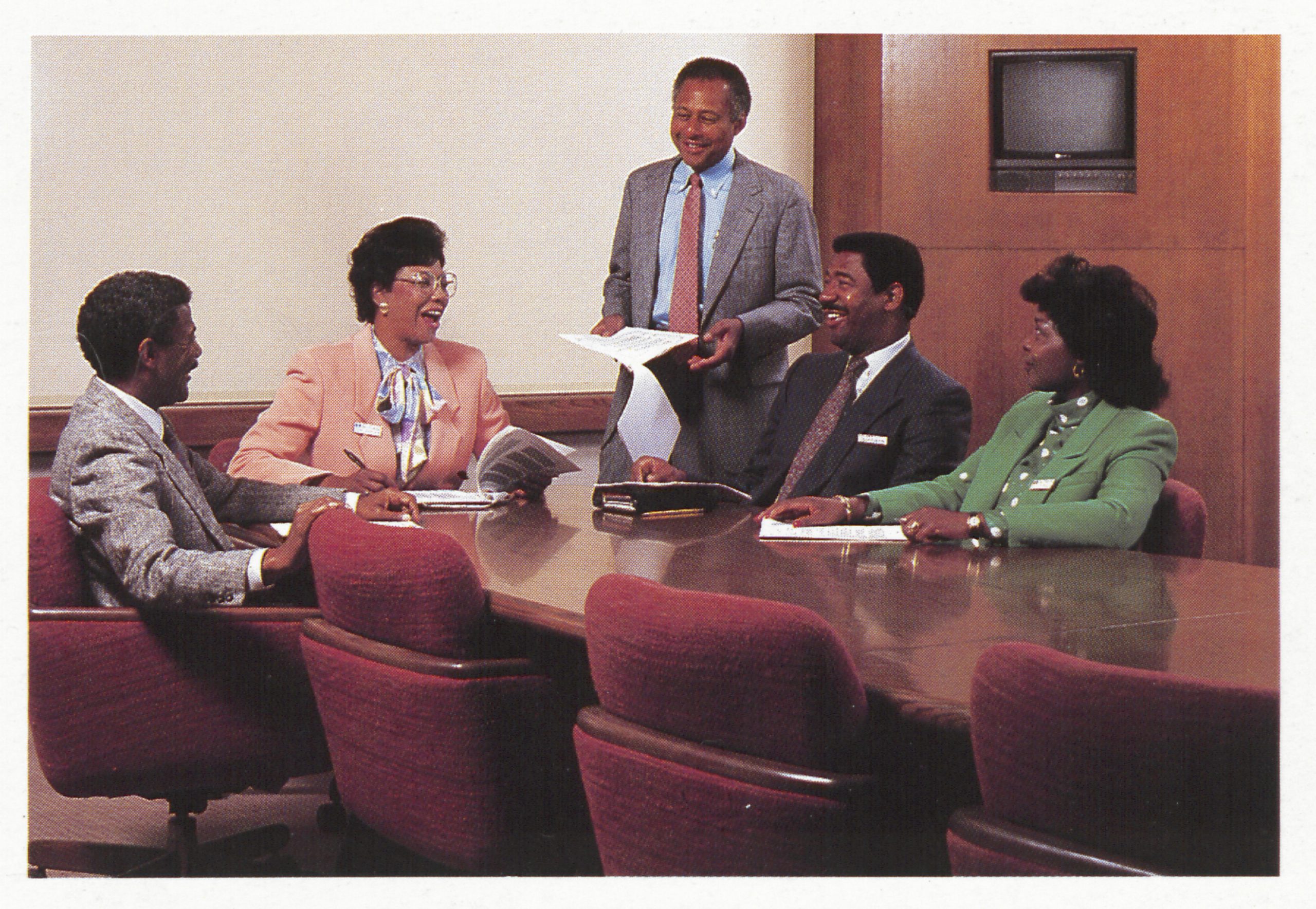 Aaron Kennedy, Bess Stevens, Tony G. Coleman, Claude Robinson Jr. & Alice Morrison of the Black functional managers network.