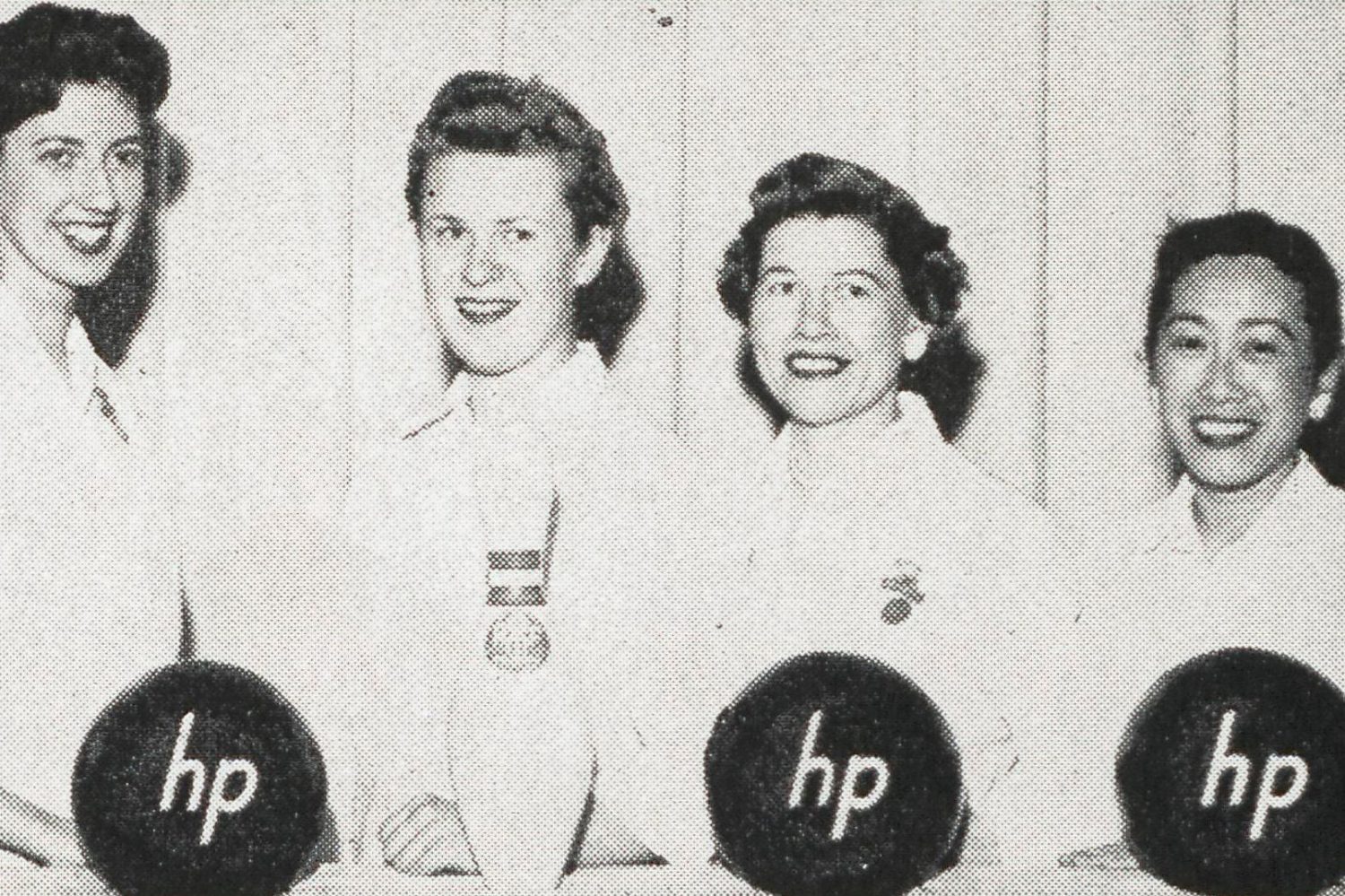 A team of HP employees who competed in the 40th Annual Women?s International Bowling Congress in 1958.